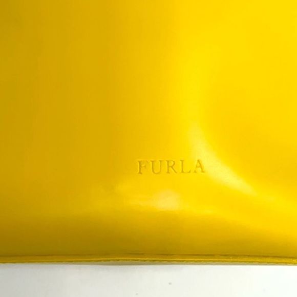 Furla Divide It Yellow Leather Mini Tote in Limoncello - Picture 3 of 13